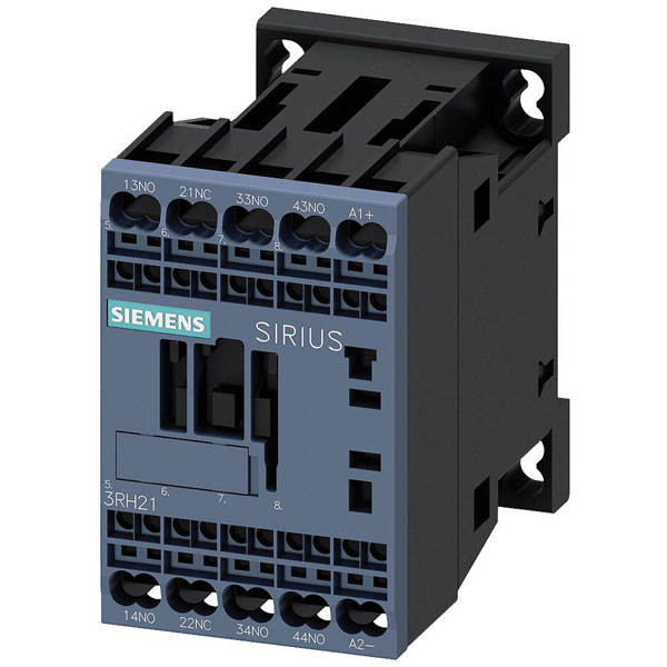Siemens 3RH21312JB40 Auxiliary relay 3-phase 1.6-16 A 24-240V AC/DC