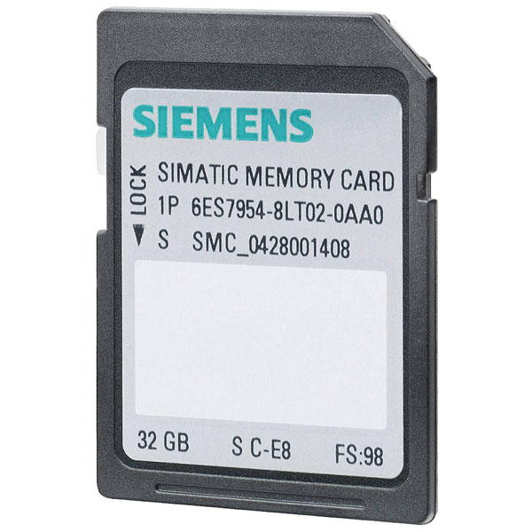 Siemens 6ES79548LT030AA0 SIMATIC S7 PLC memory card 32GB 3.3V flash