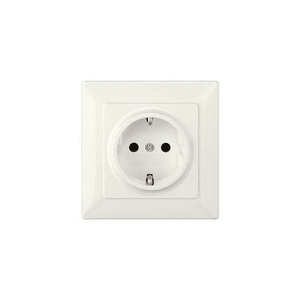 Siemens 5UH1097 Delta line cover plate 80x80mm titanium white