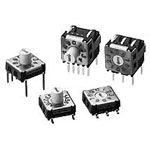 Omron A6KV-102RF Rotary coded Switch 10 positions 0.025A 24VDC