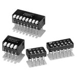 Omron A6S-3102-H Slide DIP Switch 3-Pin SMD 0.025A 24VDC Bag