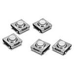 Omron B3SN-3012P Pushbutton 24V DC 0.05A SPST Momentary Keypad Switch