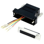 Encitech 2112-0105-02 D-Sub Adapter 15-pin to RJ45 8p8c Socket