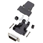 Encitech 6355-0037-02 D-Sub Pin Strip set 15 Pins Solder Bucket