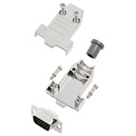 Encitech 6355-0071-01 D-Sub Pin Strip Set 15 Pins Solder Bucket 180°