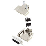 Encitech 6355-0009-14 D-Sub Receptacle Set 37 Pins 45° Solder Bucket