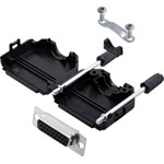 Encitech 6355-0011-12 D-Sub Receptacle set 26 Pins Solder Bucket