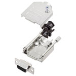 Encitech 6355-0012-11 D-Sub Receptacle set 15 Pins Solder Bucket 180°