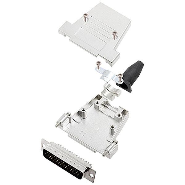 Encitech 6355-0088-03 D-Sub Receptacle set 44 Pins Solder Bucket