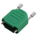 Encitech 6263-0146-03 D-Sub Housing 25 Pins Polyamide 180° Green