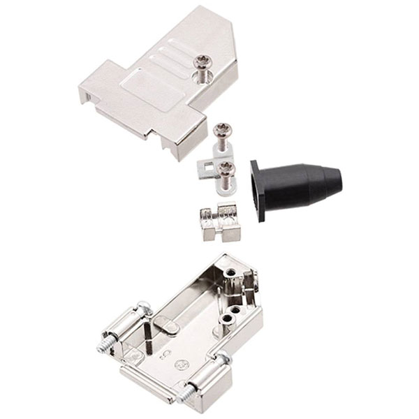 Encitech 6560-5218-31 D-Sub Housing 9 Pins diecast zinc 45° 1pc