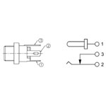 Encitech 3251-0003-02 RJ45 Plug Connector 8P8C Metal Vertical Socket