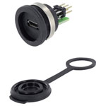 Encitech 1310-1022-01 Micro USB 2.0 Type B RJ45 Socket Mount 1pc