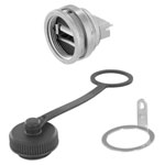Encitech 1310-0005-01 USB 2.0 SocketA RJ45 M20 mount 1pc