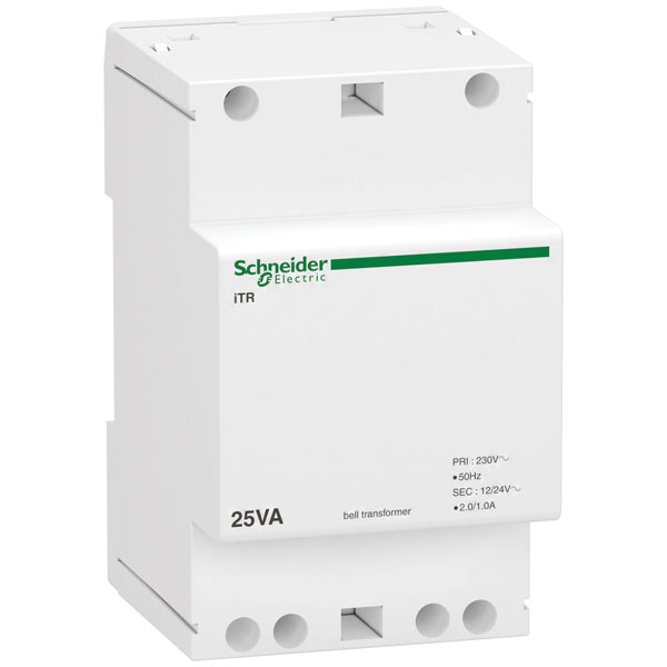 Schneider Electric A9A15215 iTR Doorbell Transformer 12/24V 25VA