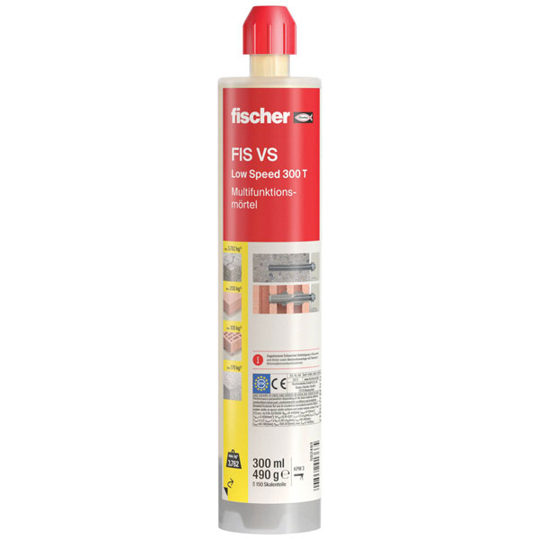 Fischer 519558 Mortar FIS VL 300 T 300ml vinyl-ester 2K injection ...
