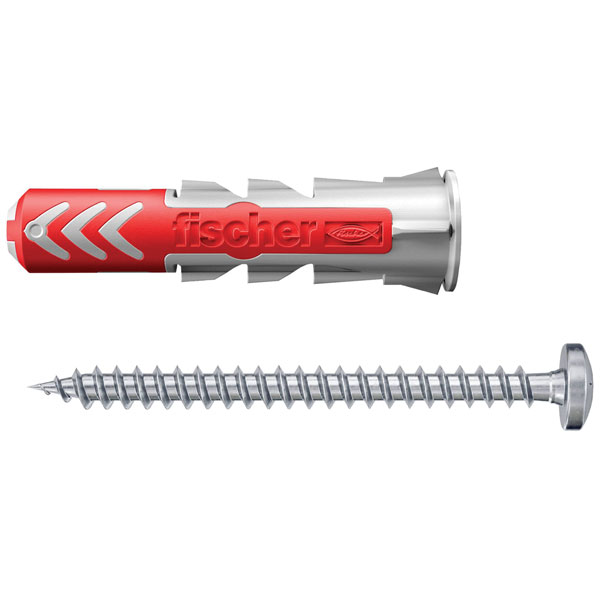 Fischer 536382 DuoPower Dowel 6x30mm 240pcs suits all materials