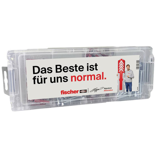 Fischer 568544 Jürgen Klopp Dowel set: 160 pieces DuoPower sizes