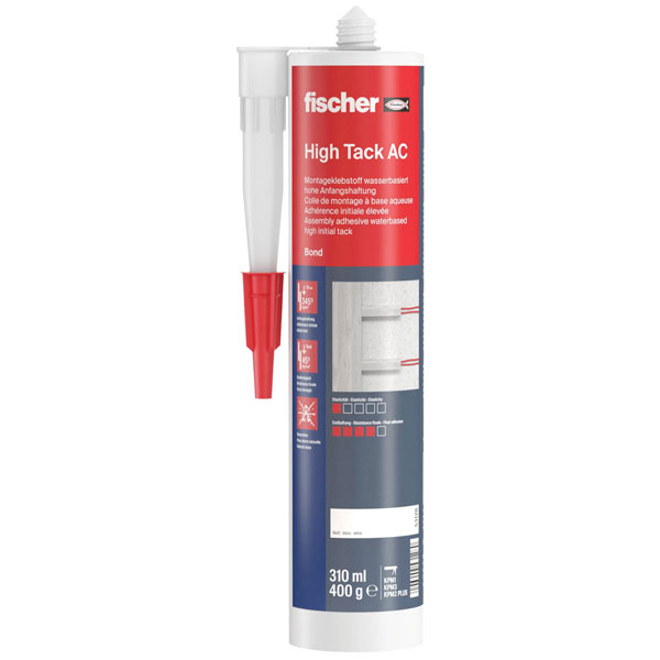 Fischer 053128 MK 310 industrial glue white 310ml high strength ad...