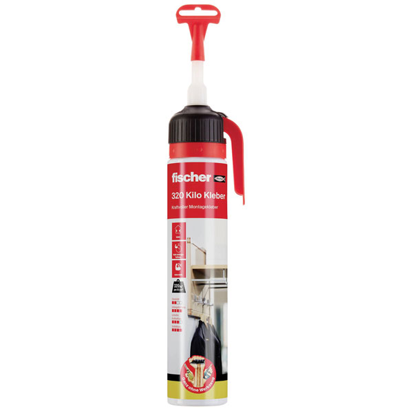 Fischer 545949 glue 8 g protects tiles from damage ideal for bathrooms