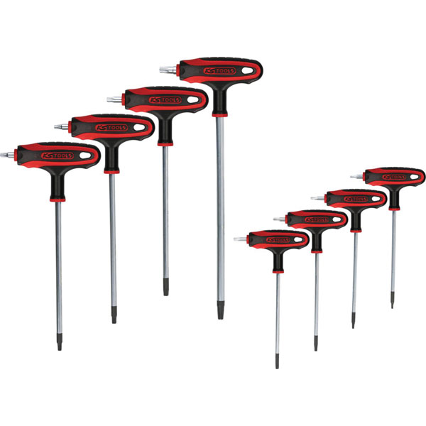 KS Tools 151.5080 Hexagon Key Wrench Set In A Folding Holder,10 Pc...