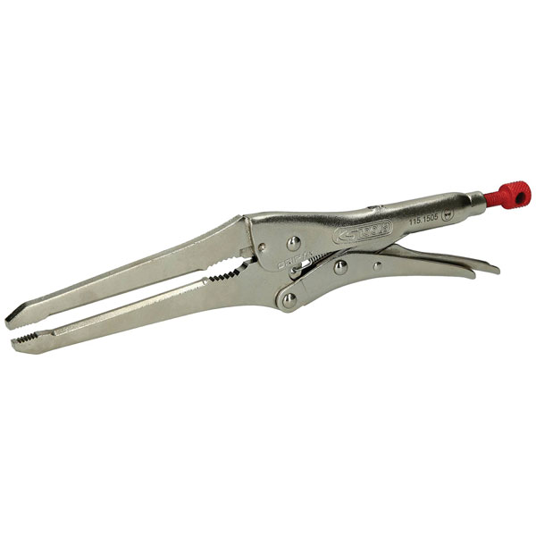 KS Tools 115.1505 Clamping Pliers For Pipes, 86 mm