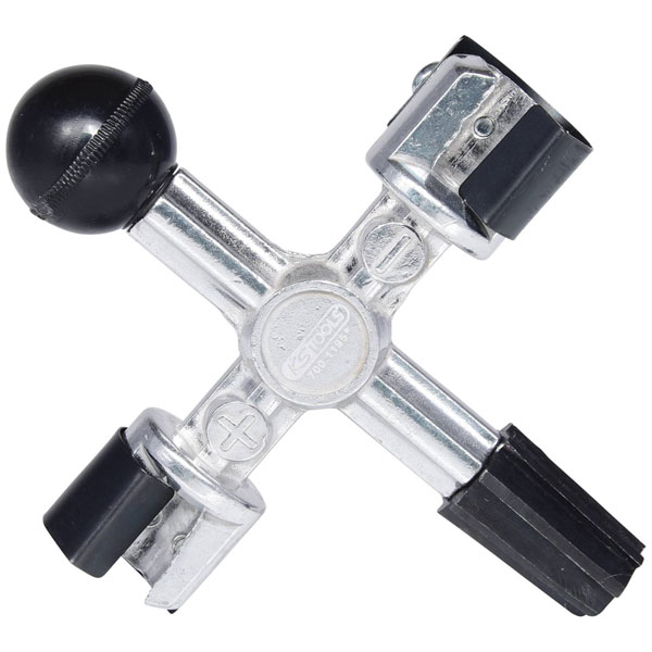 KS Tools 700.1195 Battery Pole And Terminal Cleaning Mill Cross