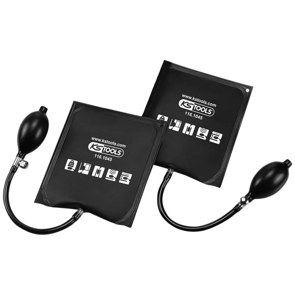 KS Tools 201.2316 Brass Wire Spark Plug Wire Brush 2 Rowed, 170mm