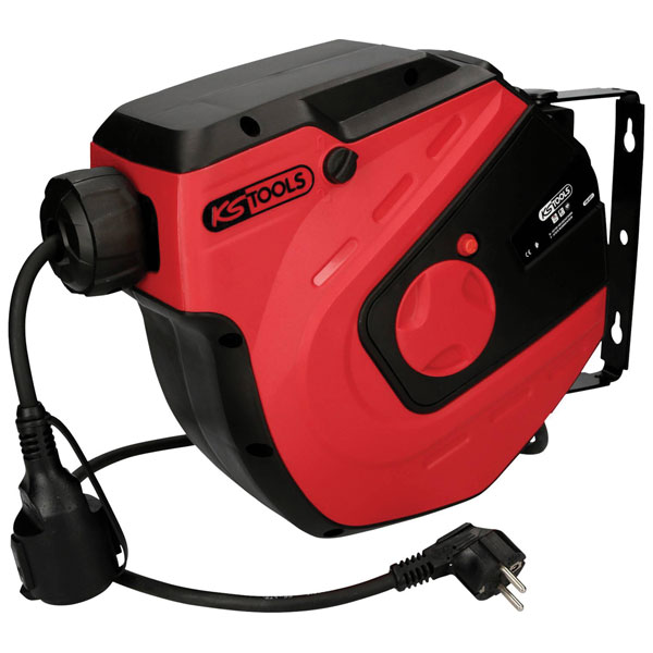 KS Tools 150.4217 Workshop Cable Reel, 15M, 1,5mm²
