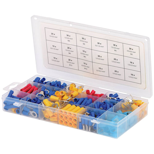KS Tools 970.0300 Crimp Connectors Assortment, 360 Pcs