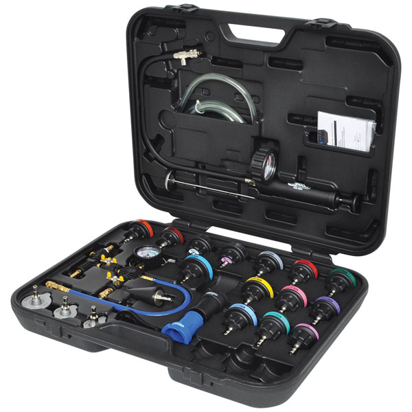 KS Tools 150.1930 Master Cooling System Diagnostic Service Set, 25 Pcs