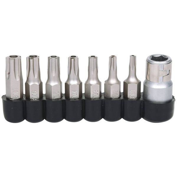 KS Tools 911.1480 5Star Bit Set, 8 Pcs,1/4