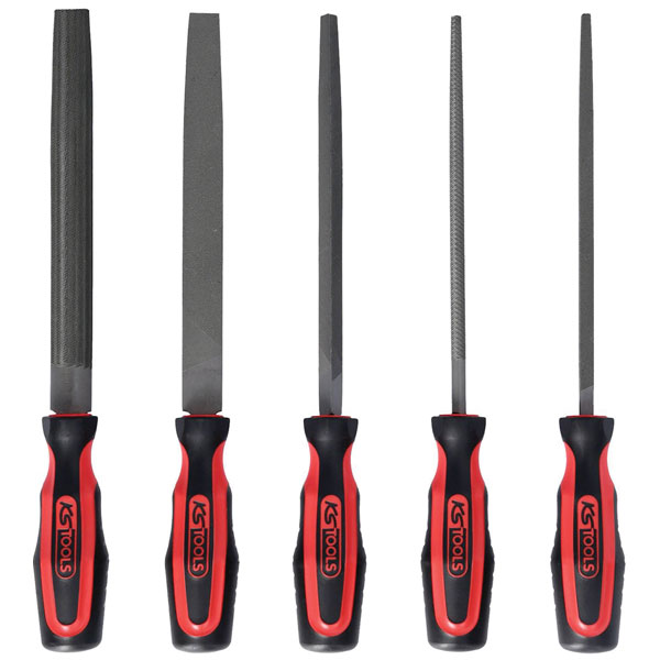 KS Tools 140.3050 Needle Files Set, 12 Pcs, 145mm