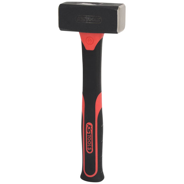 KS Tools 142.5101 Club Hammer, Fiberglas Handle, 1000g