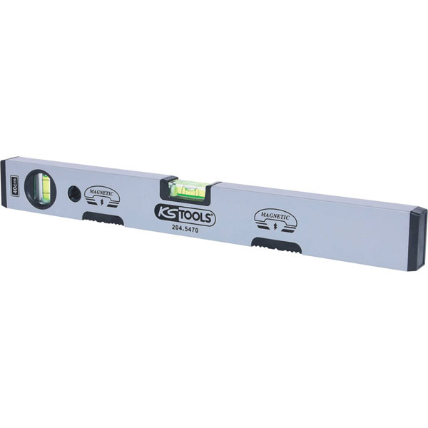 KS Tools 204.5470 Aluminium Profile Spirit Level,Magnetic,400mm