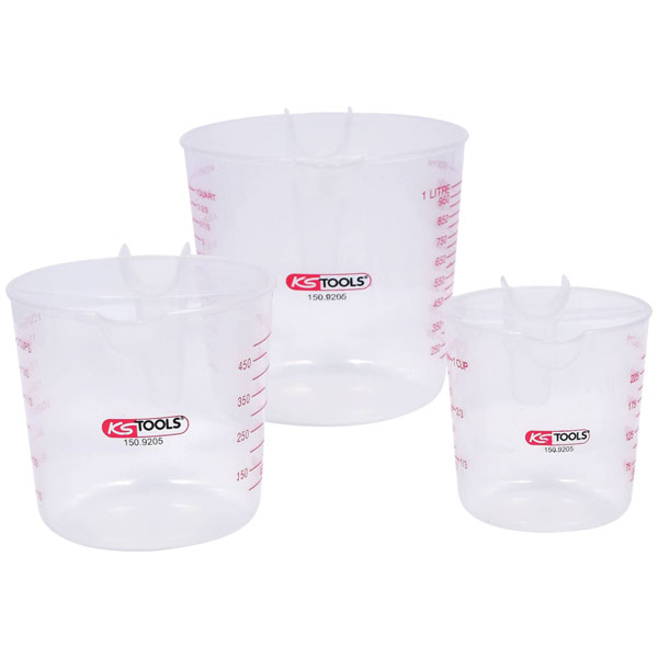 KS Tools 150.9205 Measuring Cup Set, 3 Pcs