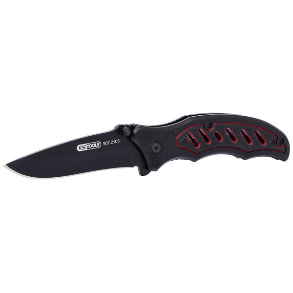 KS Tools 907.2105 Folding Knife With Locking Mechanism, 25 mm