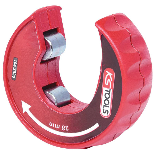 KS Tools 104.2028 Ratchet Pipe Cutter, 28mm