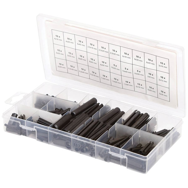 KS Tools 970.0020 Roll Pins Assortment, 315 Pcs