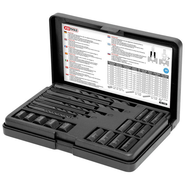 KS Tools 150.1305 Stud Extractor Set, 25 Pcs