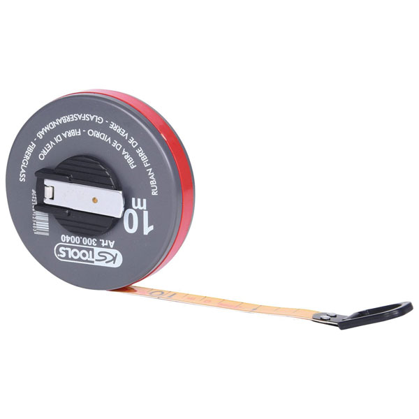 KS Tools 300.0132 Tape Measure - Locking Device & Belt Clip, Black...