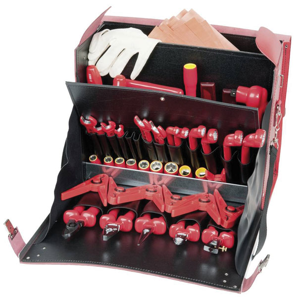 KS Tools 117.1871 Professional Electricians Tool Set, 55 Pcs