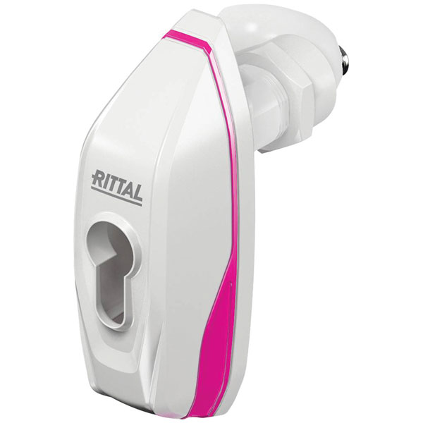 Rittal 8618280 Comfort Handle Euro Profile Cylinders Nickel Matt