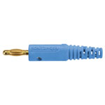 Schützinger DI FK 8 L Au/RT Spring-Loaded Plug Red Solder Connection