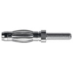 Schützinger FK 1209 Ni Spring-loaded Plug 1pc Nickel-plated