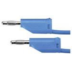 Schützinger MSFK B441/1/200/SW Test Lead 4 mm Plug 2 m Black 1pc