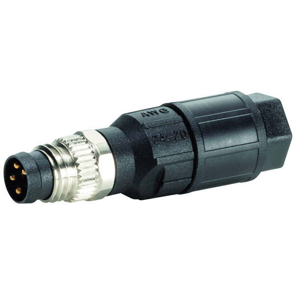 Murrelektronik 7000-08325-0000000 Sensor/Actuator Connector 3-Pin ...
