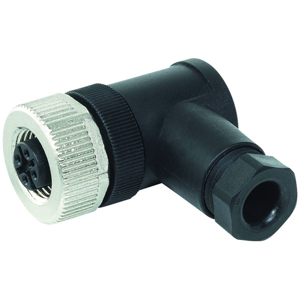Murrelektronik 7000-12981-0000000 Connector Socket Right Angle 4 Pins