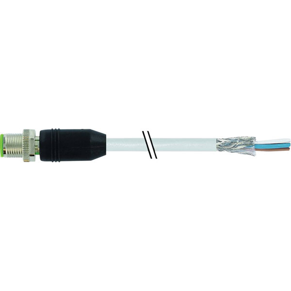 Murrelektronik 7000-17081-2911000 M12 Plug Straight 8 Pin 10m Cable