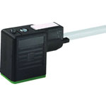 Murrelektronik 7000-11021-6360300 Solenoid Connector Black 1pc